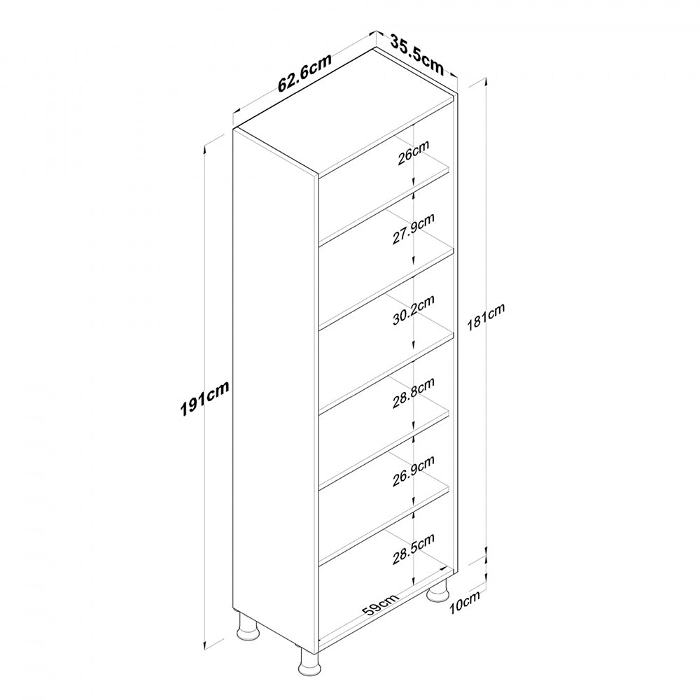 HC Home Canvas Hugo Multi-Purpose Cabinet White Small