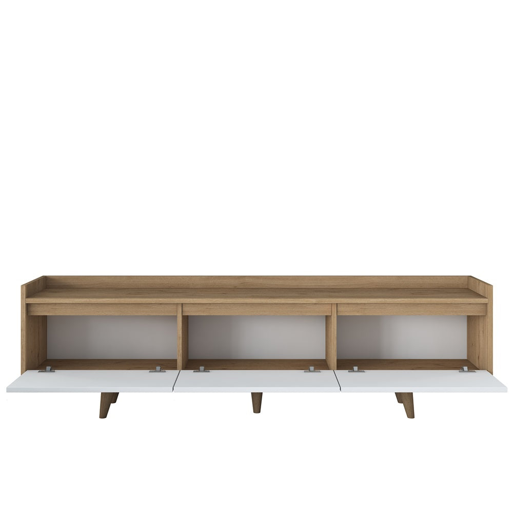 Home Canvas RetroVista TV Console Oak