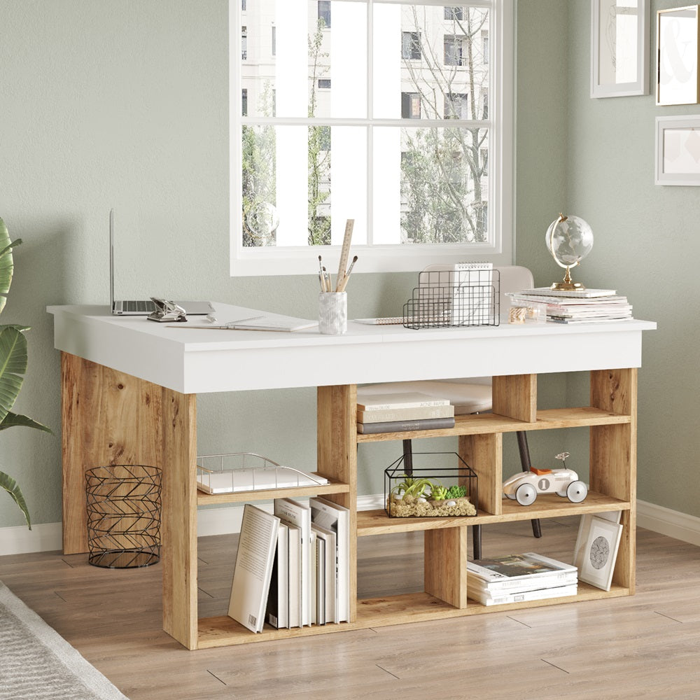 Home Canvas Tywin Corner Desk White