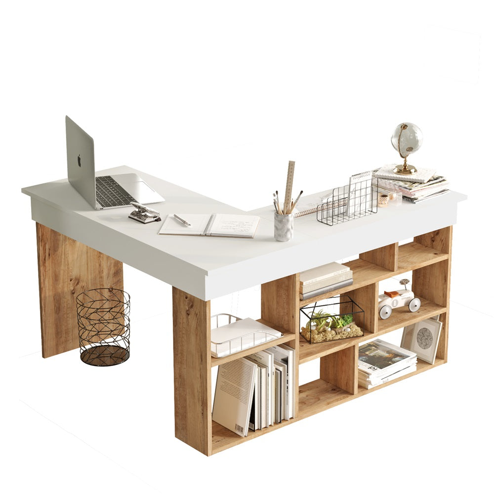 Home Canvas Tywin Corner Desk White
