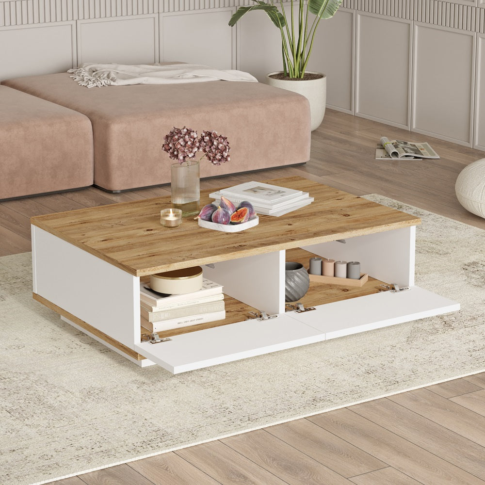 Home Canvas Future TV Unit Pine and White