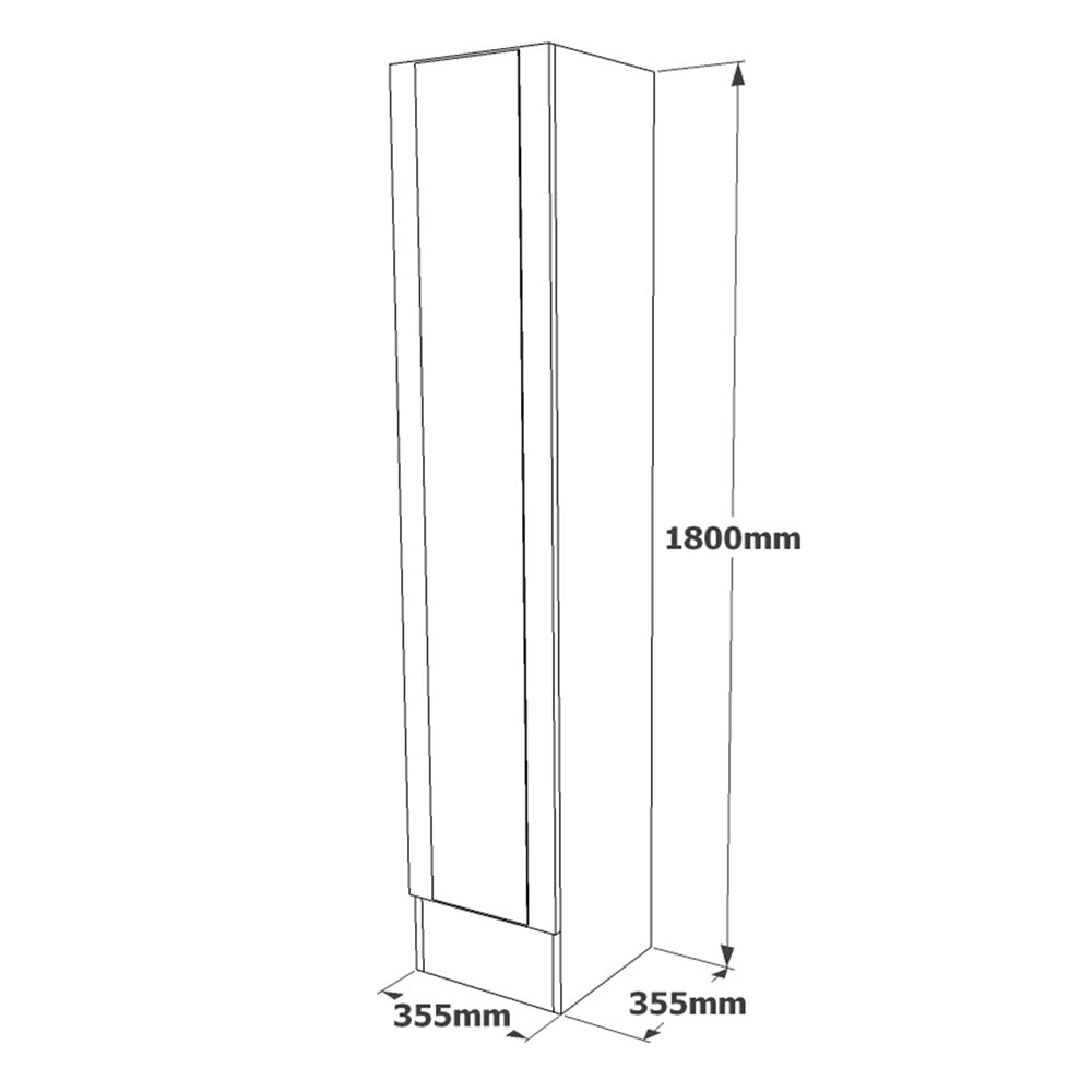 Home Canvas Iron Mirrored Shoe Cabinet Pine finish
