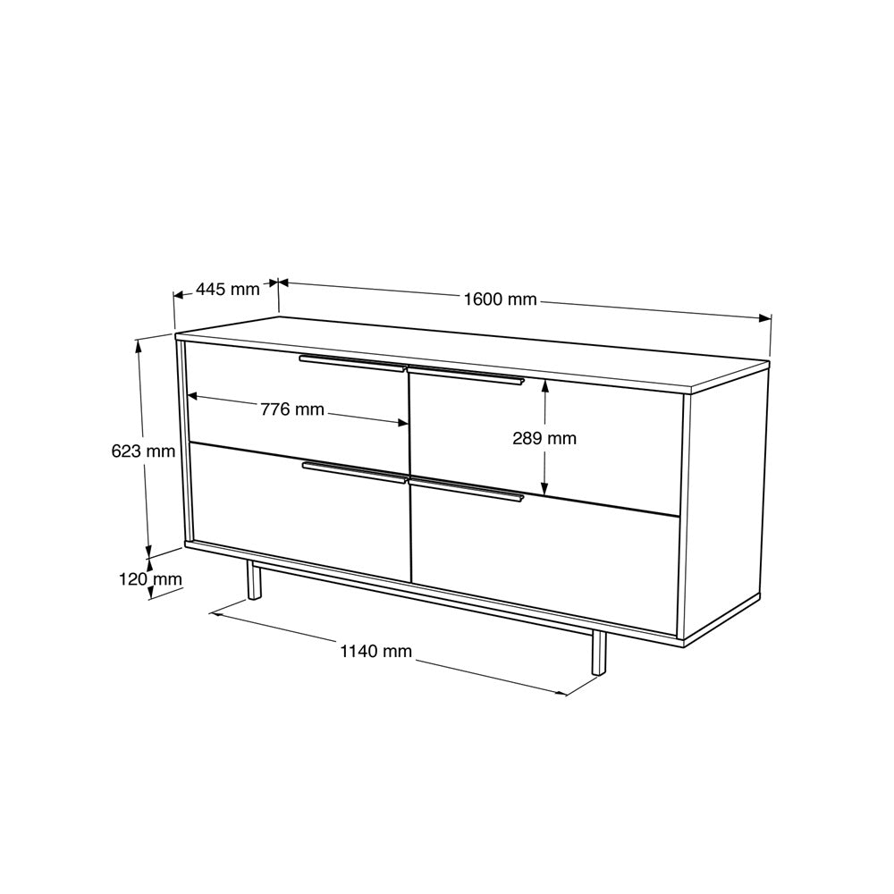 Home Canvas Ocean Book Case Oak