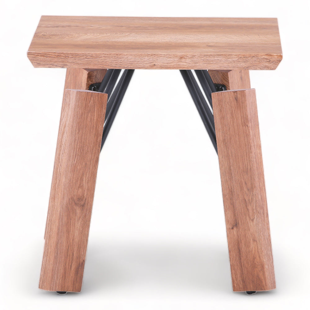 Home Canvas Natural Side Table Walnut