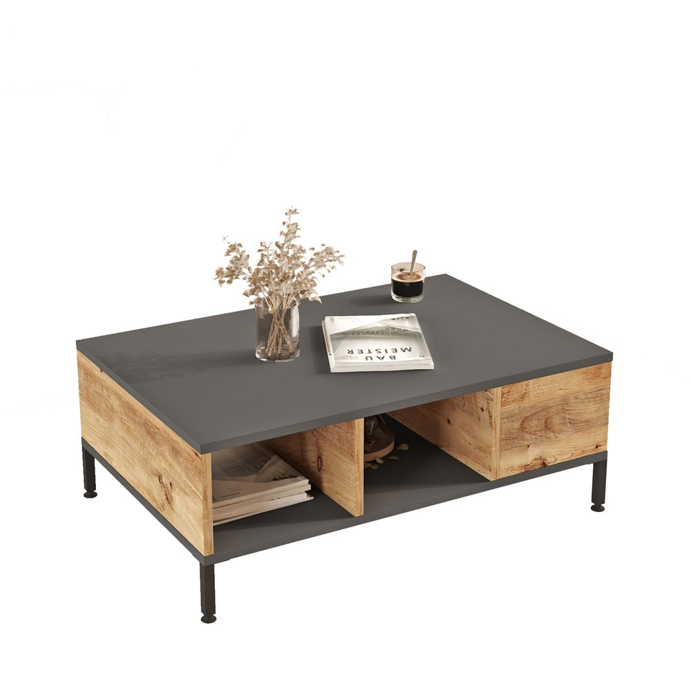 Home Canvas Royal TV Unit Pine and Grey
