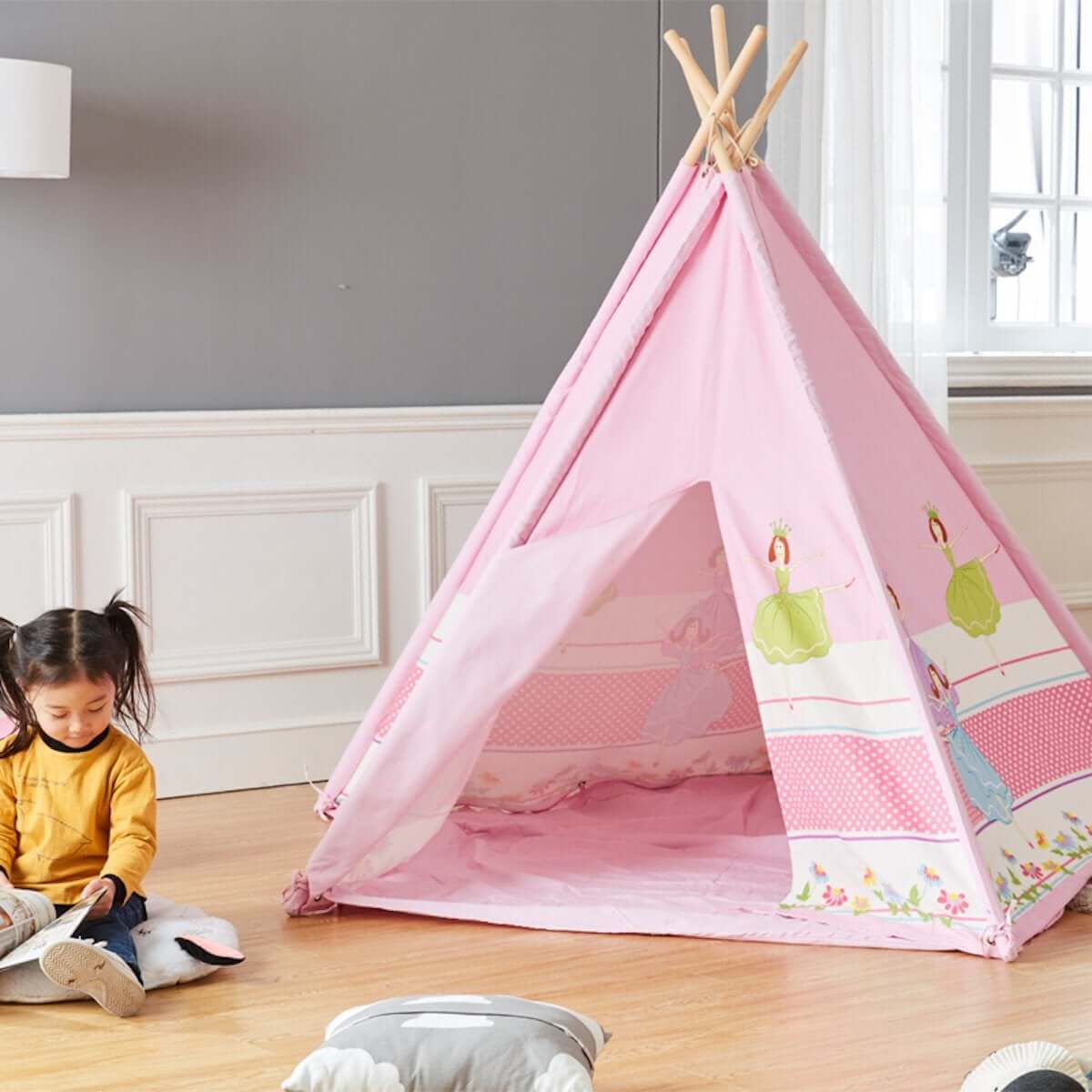 Home Canvas Furniture Trading LLC.Children's Toy House Tent for Both Indoor and Outdoor Play Tents