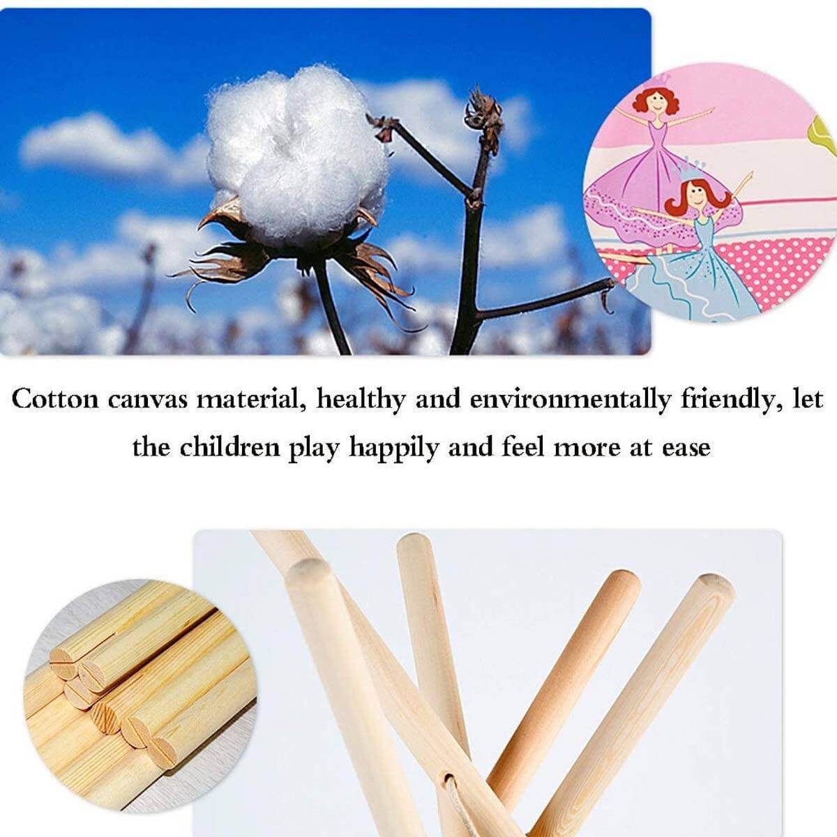 Home Canvas Furniture Trading LLC.Children's Toy House Tent for Both Indoor and Outdoor Play Tents