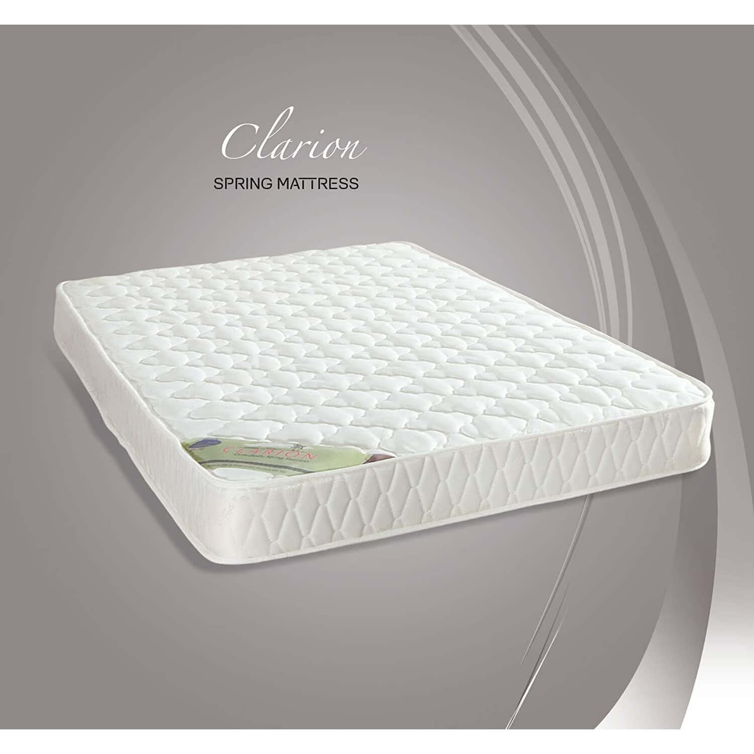 Home CanvasHome Canvas Clarion Spring Mattress for Beds - Quilted Fabric - Made in UAE Mattresses