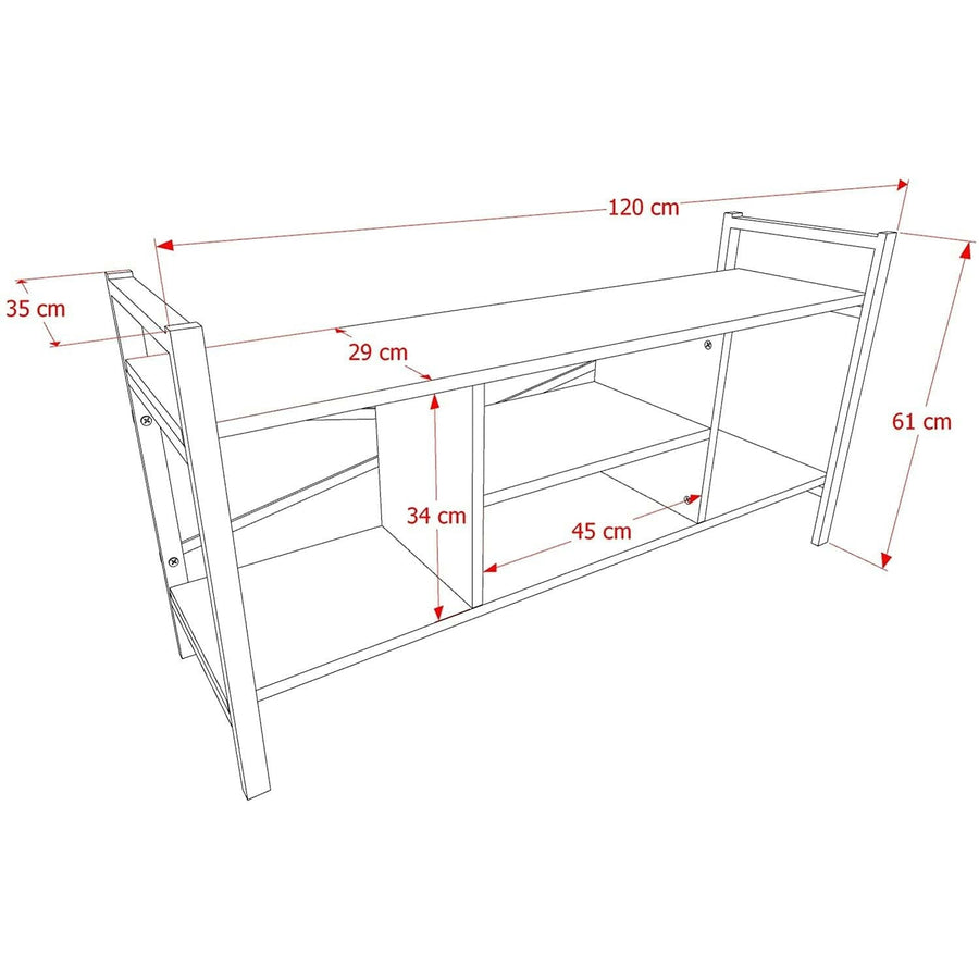 Home CanvasHome Canvas Gila TV Stand 120cm Living Room Furniture Sets