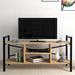 Home CanvasHome Canvas Gila TV Stand 120cm (Oak) Living Room Furniture Sets 