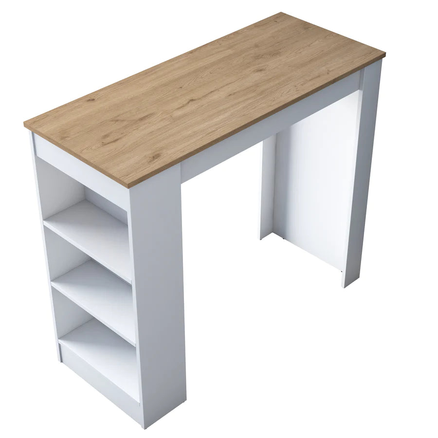 Home Canvas Furniture Trading LLC.Home Canvas Kitchen Table Bar Table S-Walnut and White Kitchen Table