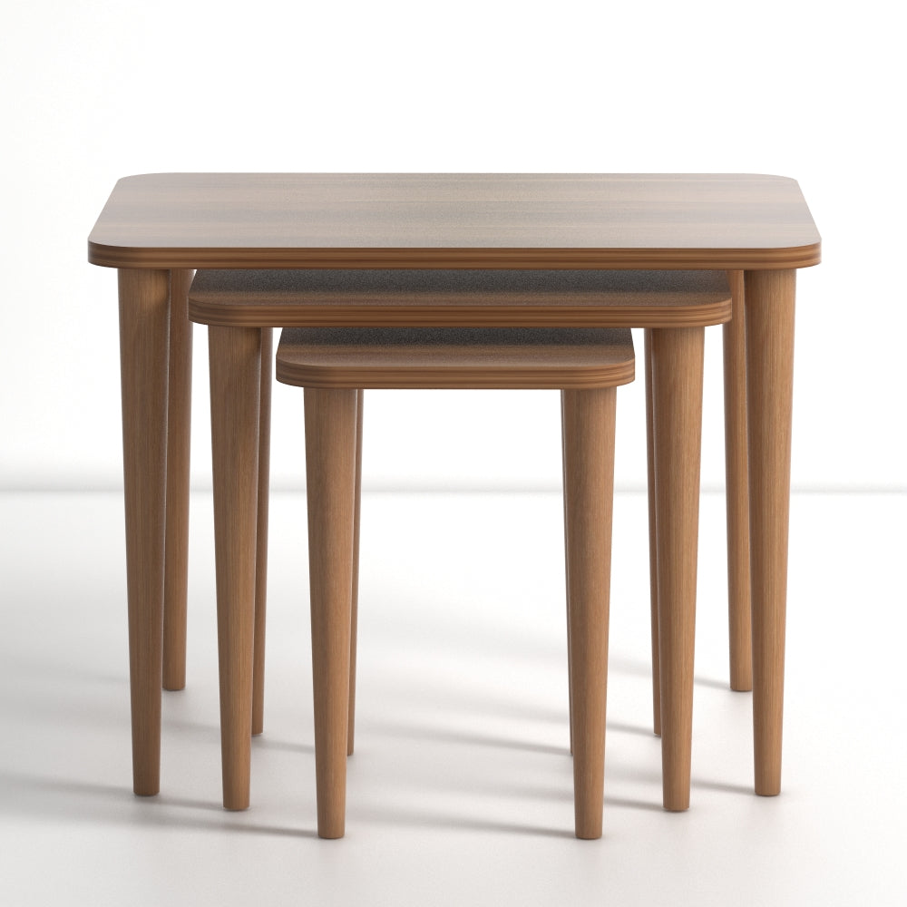 Home CanvasHome Canvas Letto Nest of 3 Tables - Coffee Table for Living Room Coffee Table