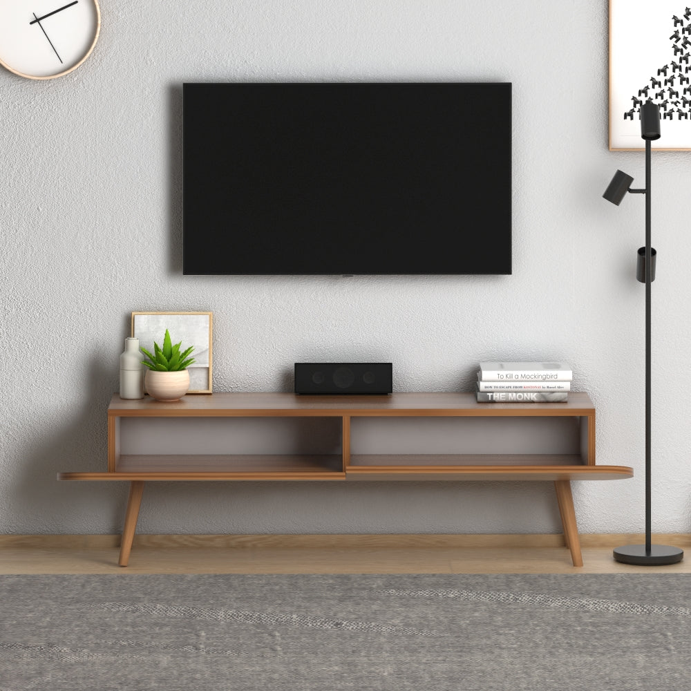 Home CanvasHome Canvas Lotus Modern TV Stand with Storage- For living Room, Bed Room TV Unit