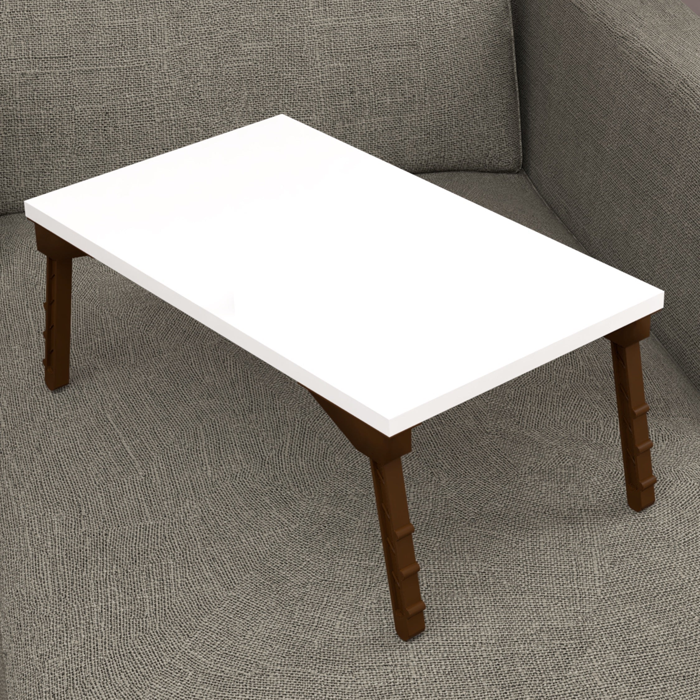 Home CanvasHome Canvas Luna Laptop Computer Table White Computer Table