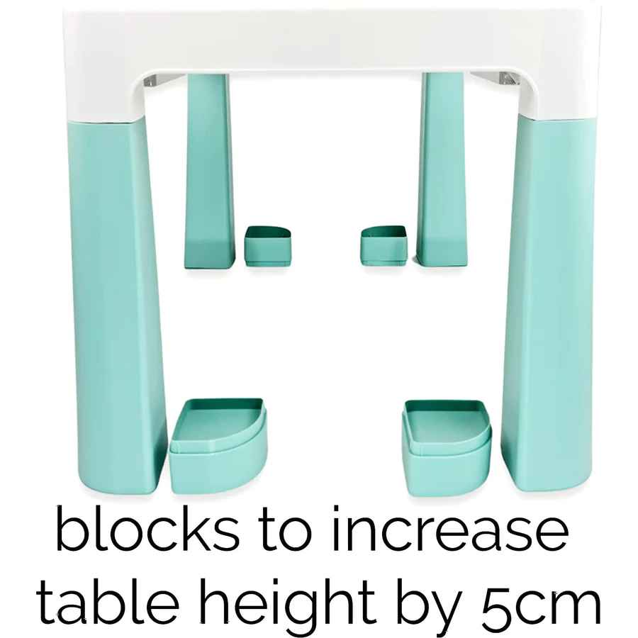 Home CanvasHome Canvas Multi Functional Study Table & Chair Set with Storage Drawers Kids Furniture