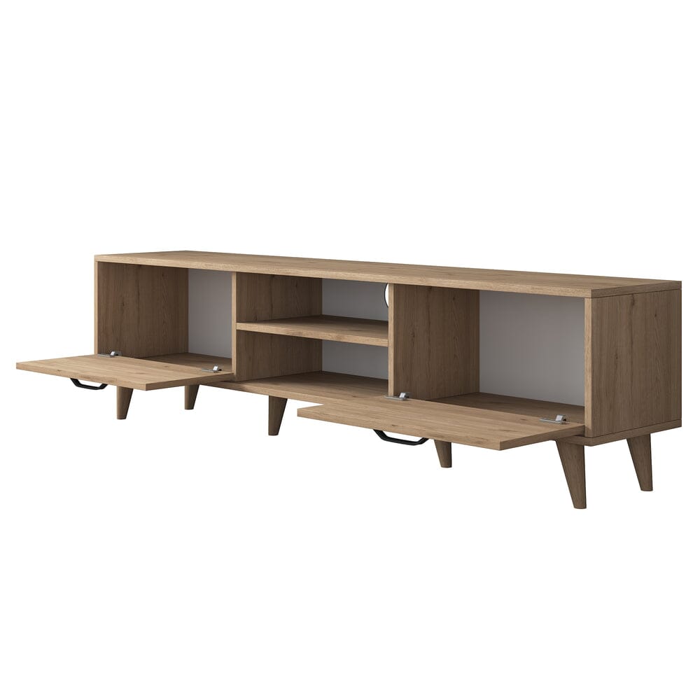 Home CanvasHome Canvas Tv Unit Modern Free Standing Tv Stand 180 cm TV Unit