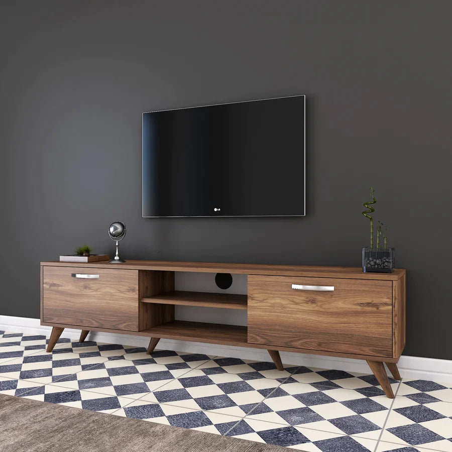 Home Canvas Furniture Trading LLC.Home Canvas TV Unit Modern Free Standing TV Stand 180 cm - Walnut TV Stand