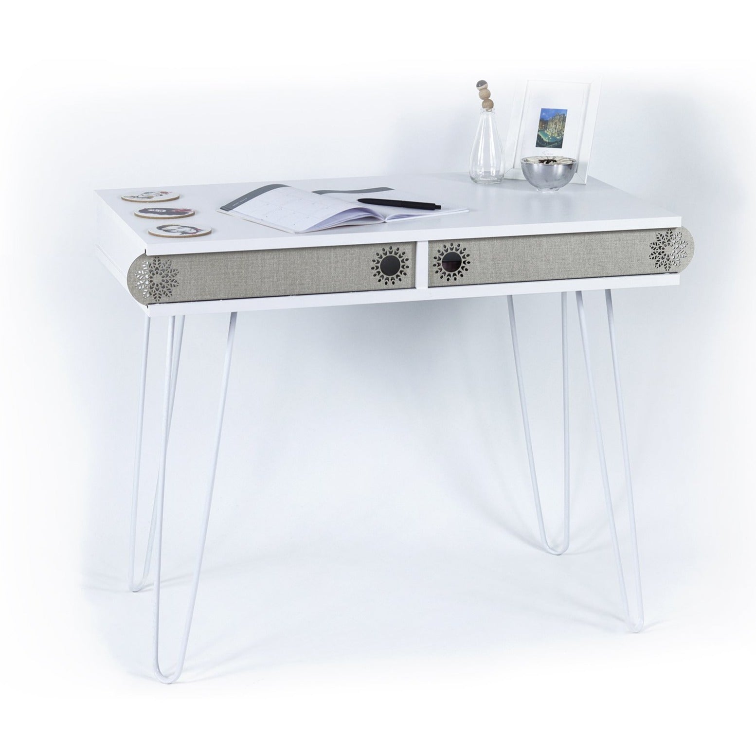 Home Canvas Furniture Trading LLC.Illia Desk - Oak Desk White