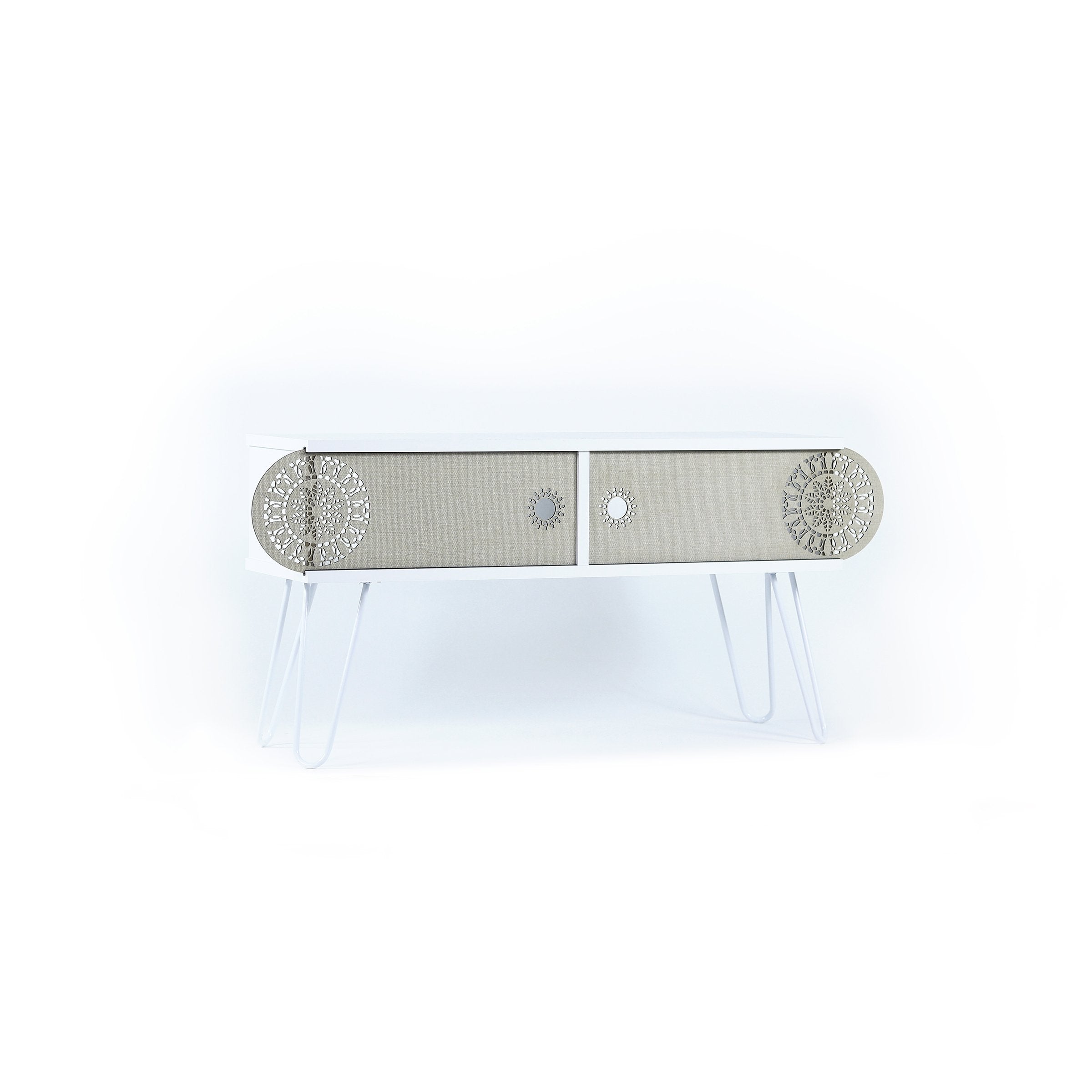 Home Canvas Furniture Trading LLC.Illia Tv Unit Medium - White TV Unit