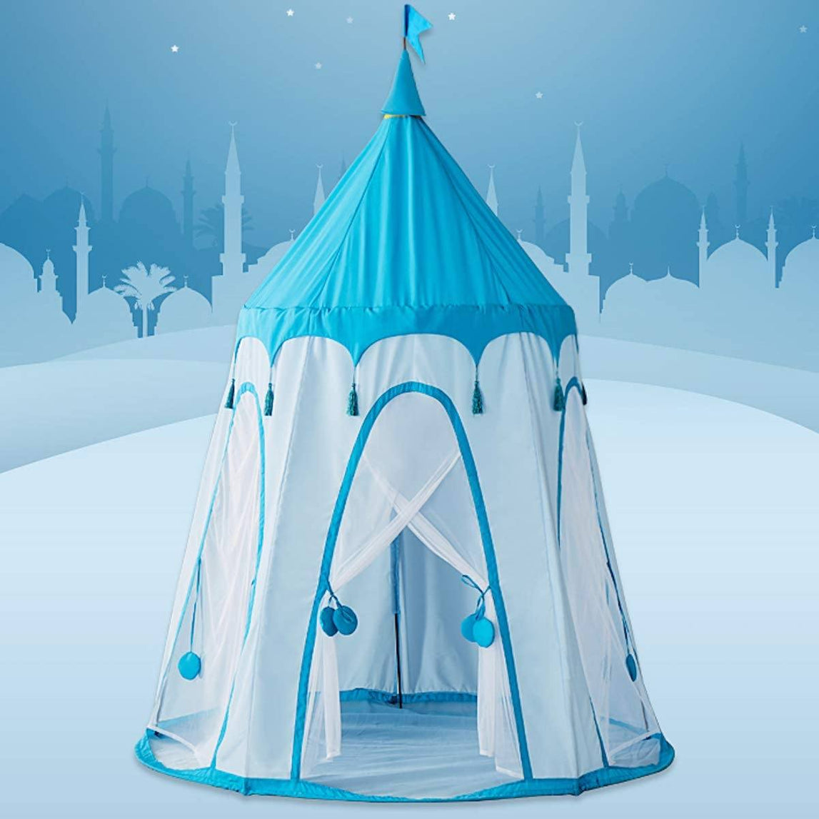 Home Canvas Furniture Trading LLC.Kids Indoor and Outdoor Toy House Tents - Blue Play House