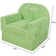 Home Canvas Furniture Trading LLC.Lucky kids sofa storage - Green Sofa 