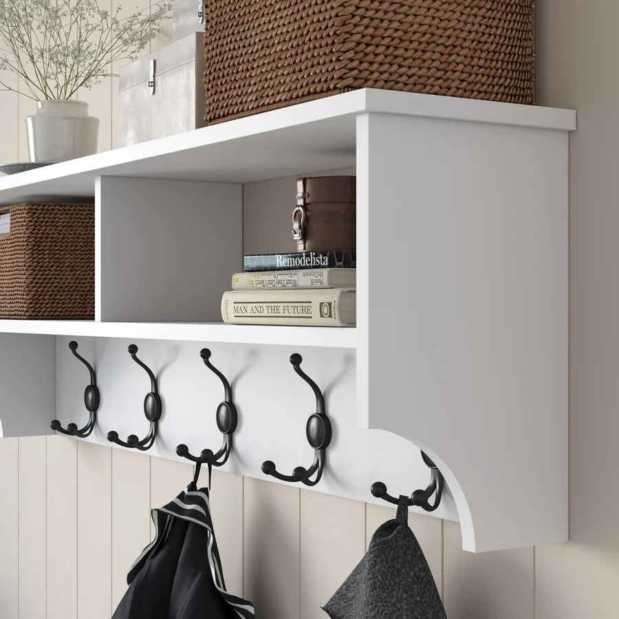Home Canvas Furniture Trading LLC.Modern Coat Rack Wall Hanger Coat Rack Clothes Hanger 120 cm White Wall Hanger