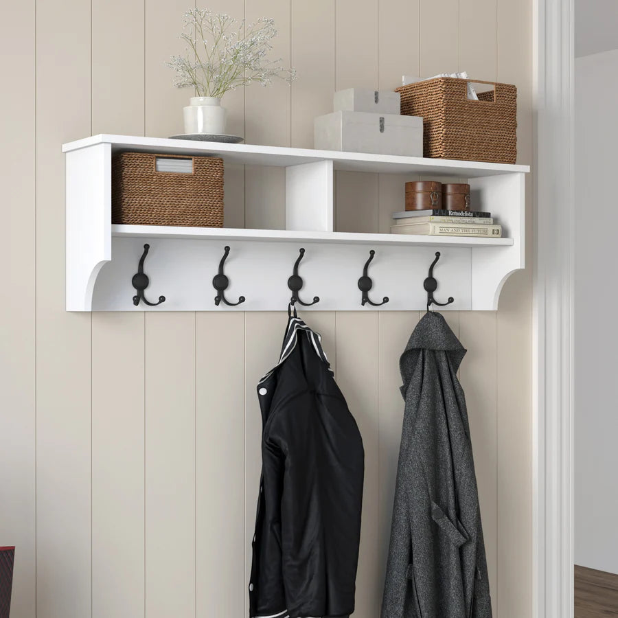 Home Canvas Furniture Trading LLC.Modern Coat Rack Wall Hanger Coat Rack Clothes Hanger 120 cm White Wall Hanger