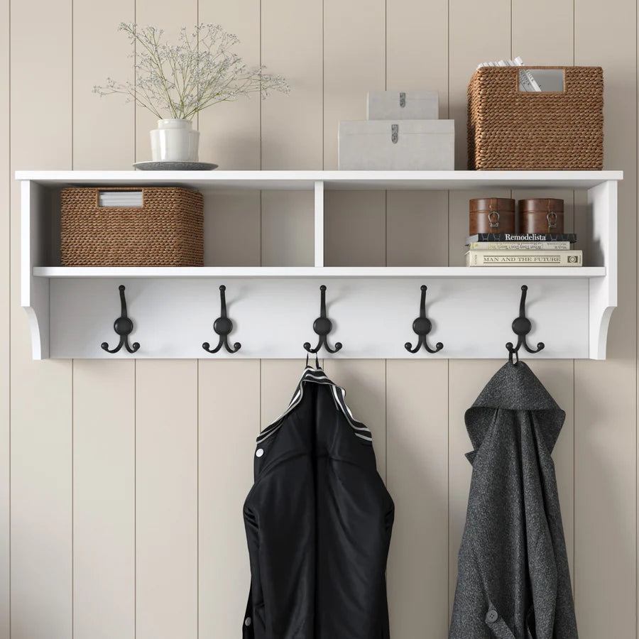 Home Canvas Furniture Trading LLC.Modern Coat Rack Wall Hanger Coat Rack Clothes Hanger 120 cm White Wall Hanger