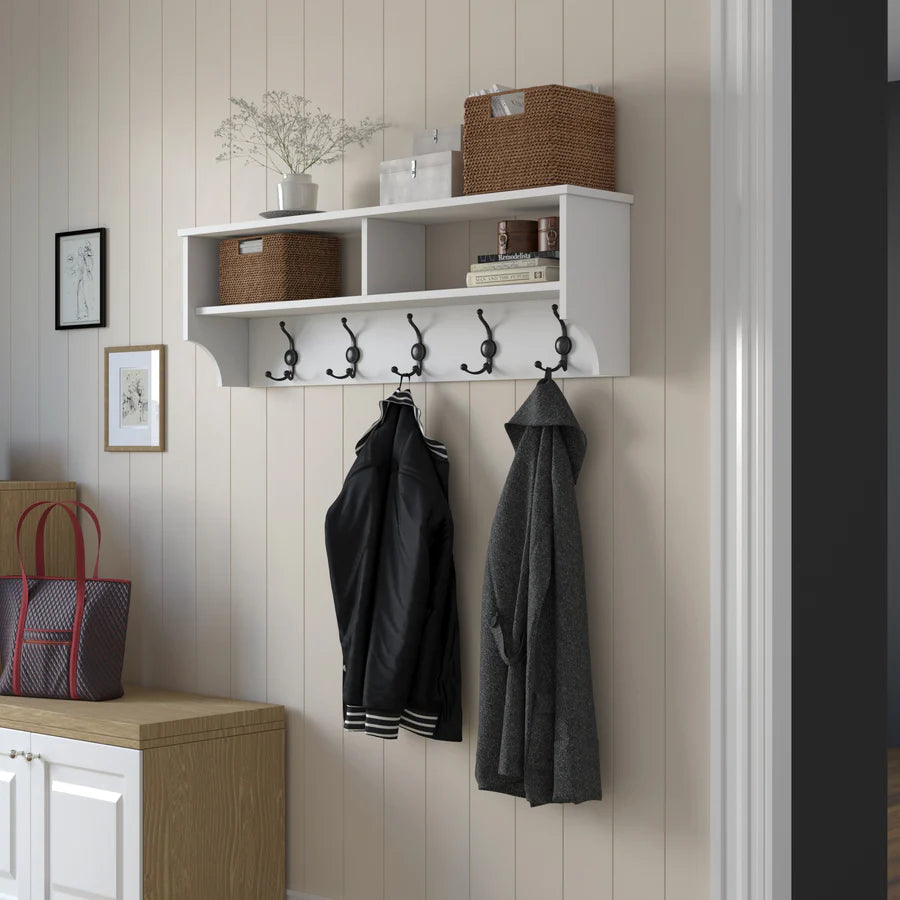 Home Canvas Furniture Trading LLC.Modern Coat Rack Wall Hanger Coat Rack Clothes Hanger 120 cm White Wall Hanger