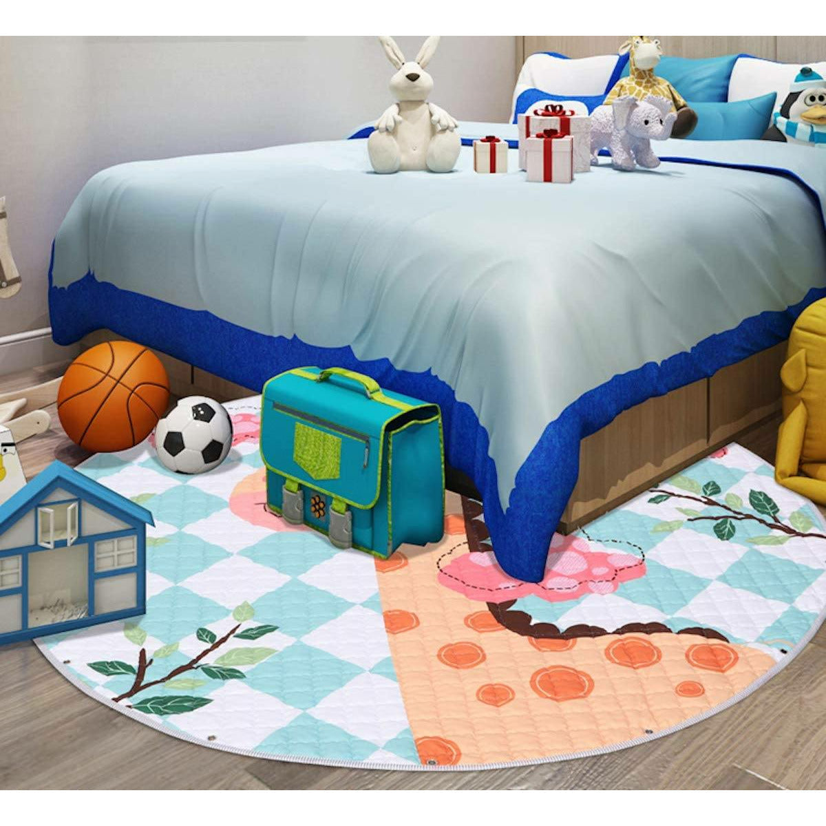 Home Canvas Furniture Trading LLC.Multipurpose Play Mat - Zoo Pattern Rugs