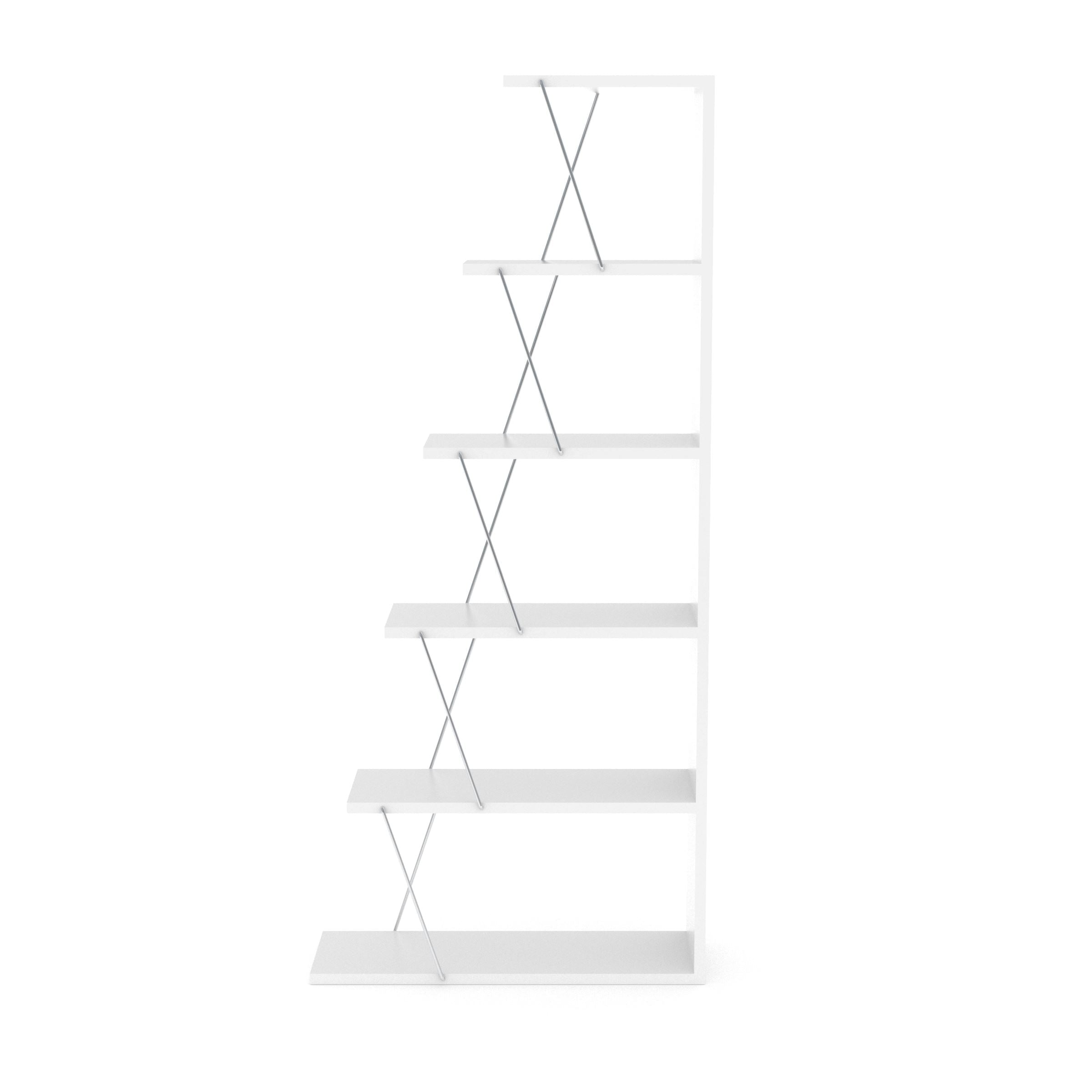 Home Canvas Furniture Trading LLC.Tars Mini Book Shelf - Walnut/Chrome Book Shelf
