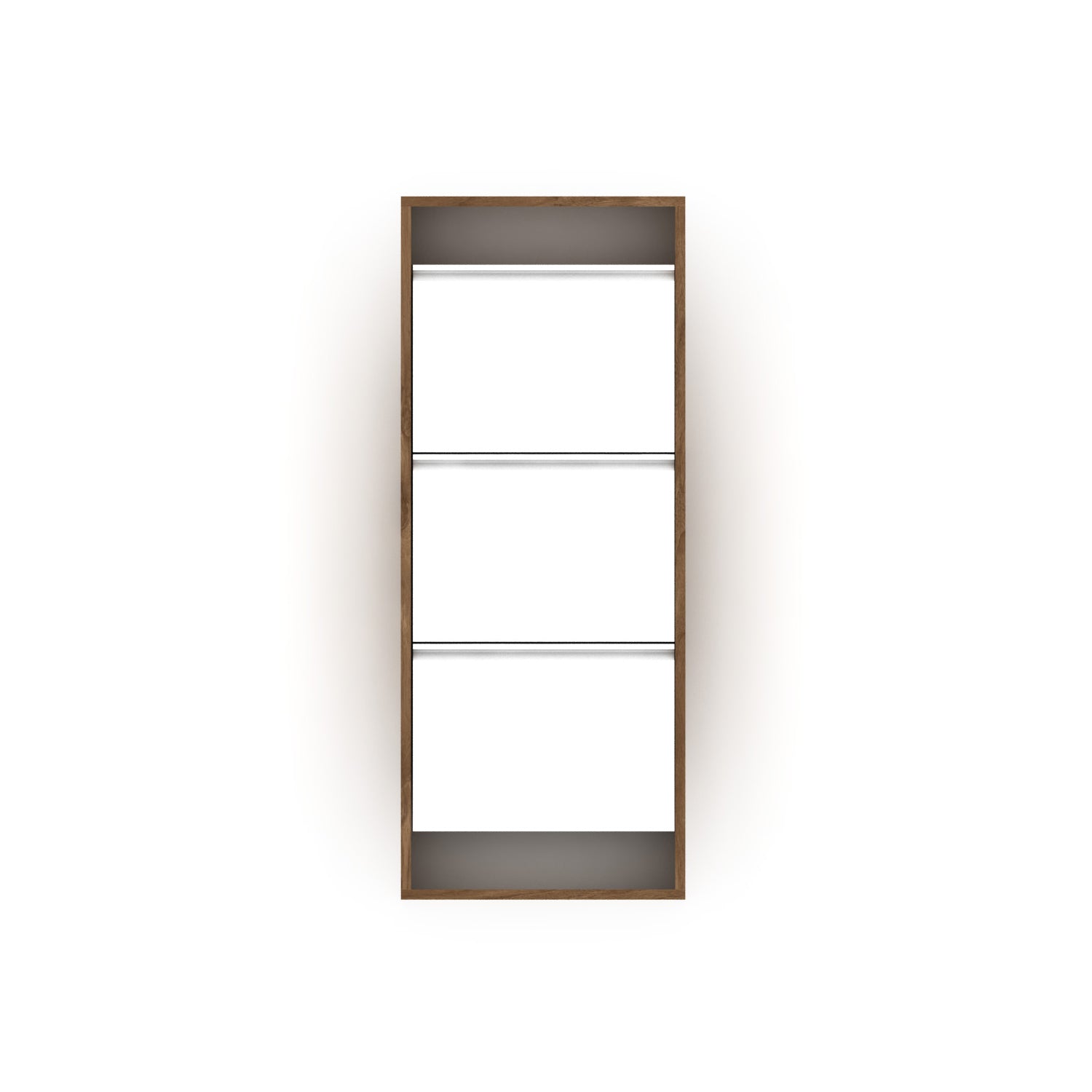 Home Canvas Furniture Trading LLC.Wall Mounted Hide Shoe Cabinet - Bamboo Shoe Cabinet