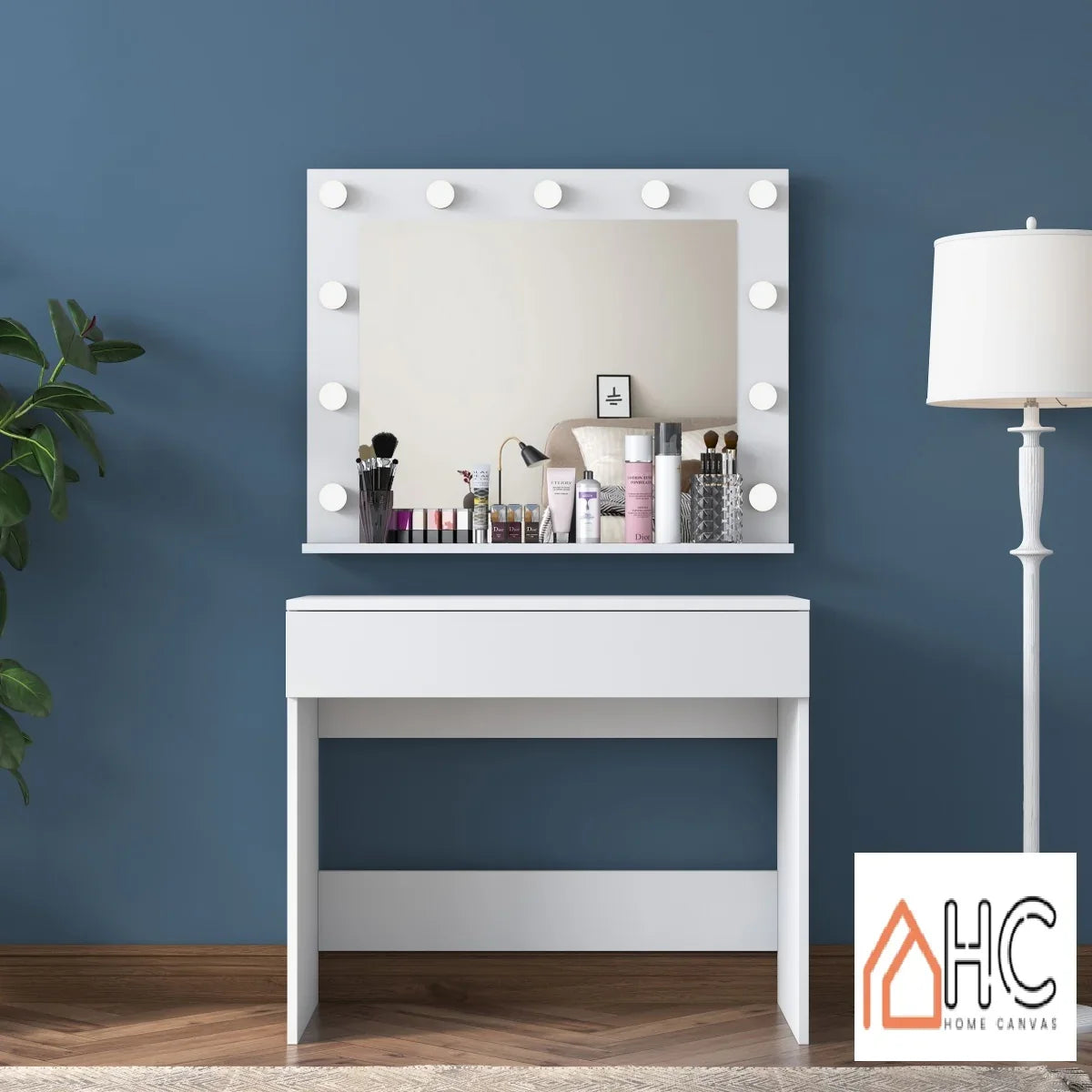 Home Canvas GlowStage Vanity Compact LED Mirror Design
