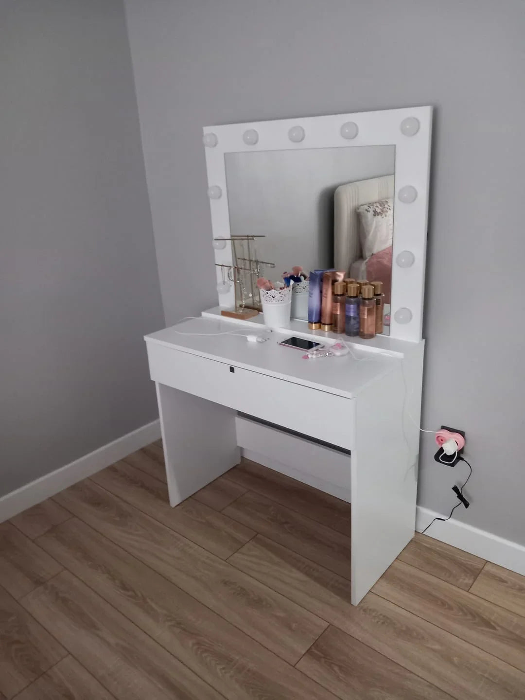 Home Canvas GlowStage Vanity Compact LED Mirror Design