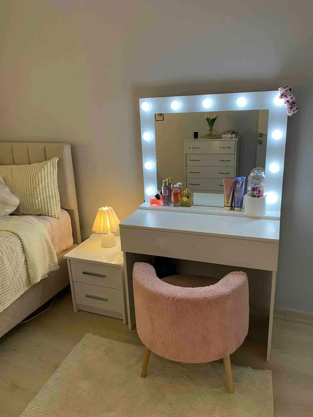 Home Canvas GlowStage Vanity Compact LED Mirror Design
