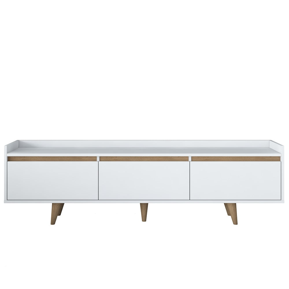 Home Canvas RetroVista TV Console White