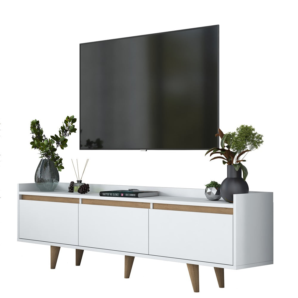 Home Canvas RetroVista TV Console Oak