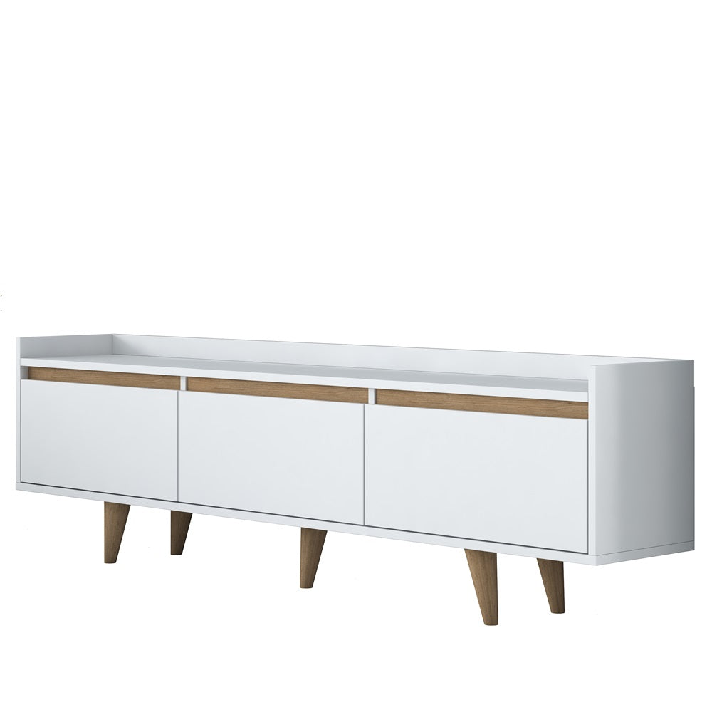 Home Canvas RetroVista TV Console White