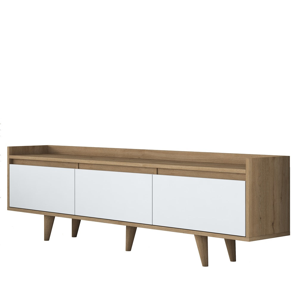 Home Canvas RetroVista TV Console Oak