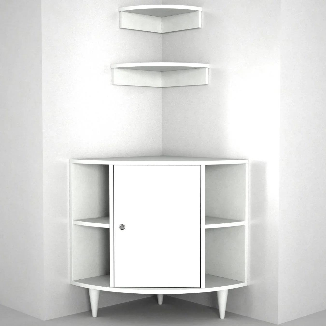 Home Canvas, Roxy Coffee Corner Cabinet White