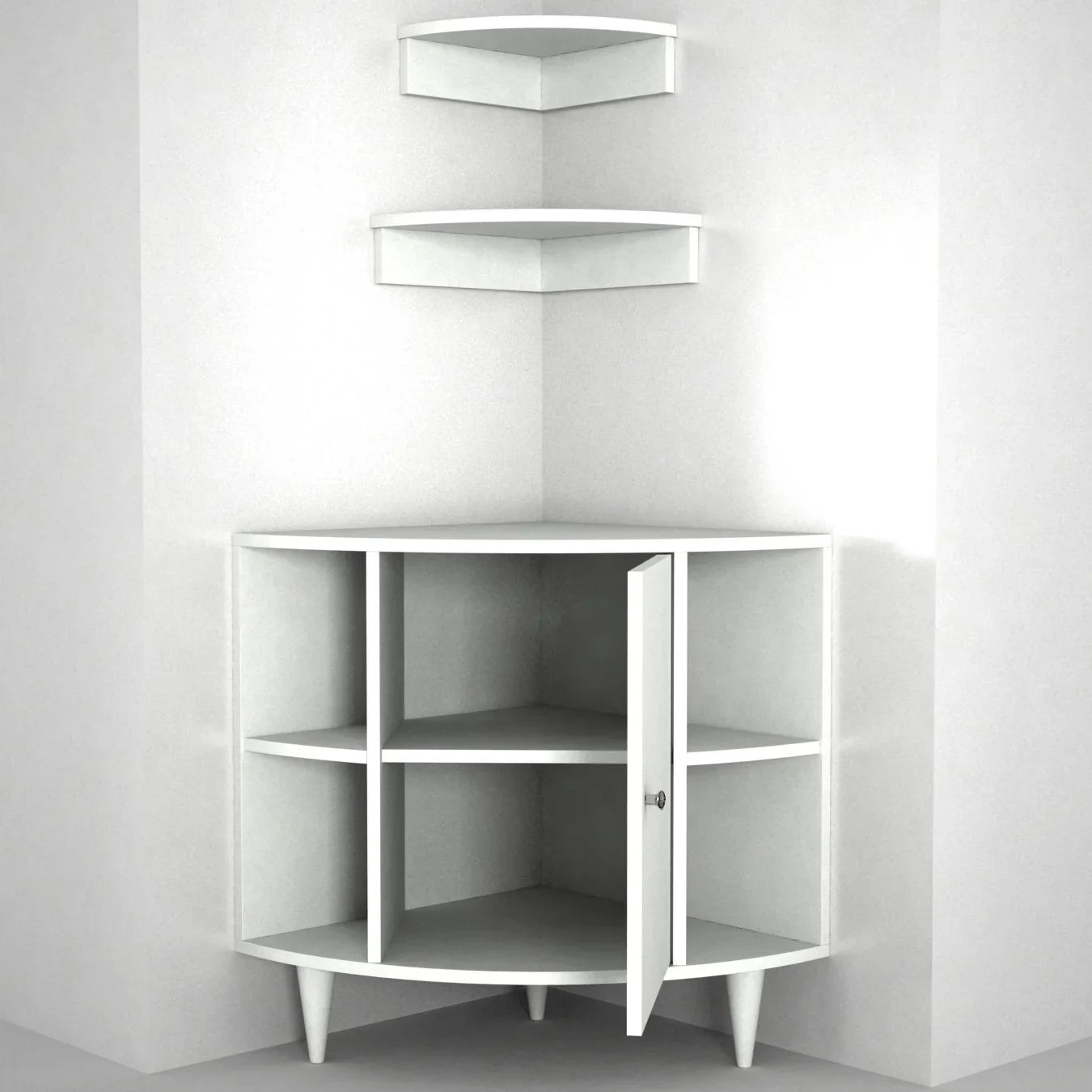 Home Canvas, Roxy Coffee Corner Cabinet White