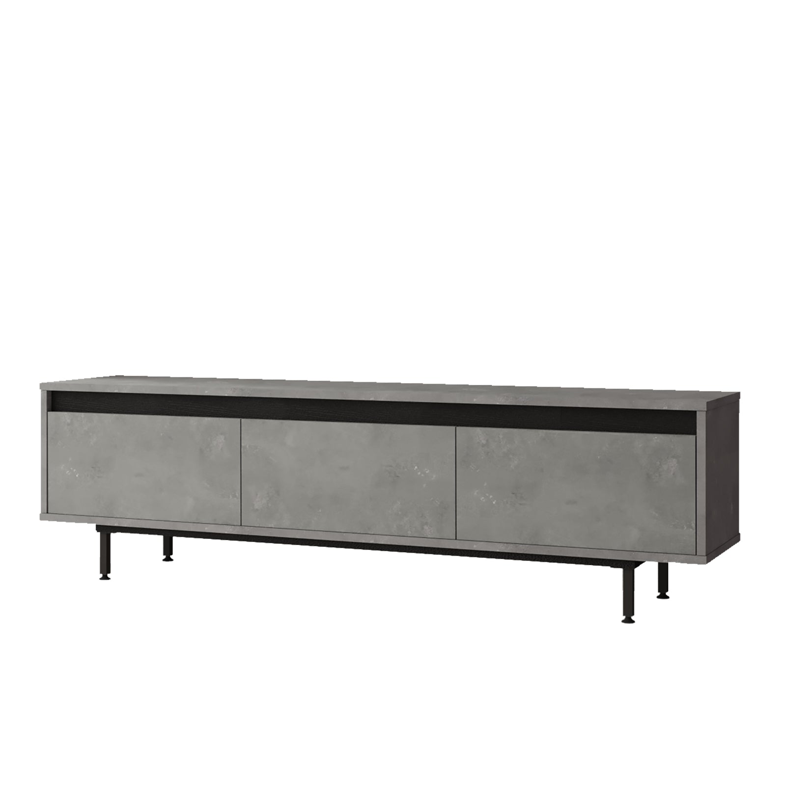 Home Canvas Concretea TV Unit – Concrete & Grey Finish | Modern TV Stand | Upto 70 inch TV
