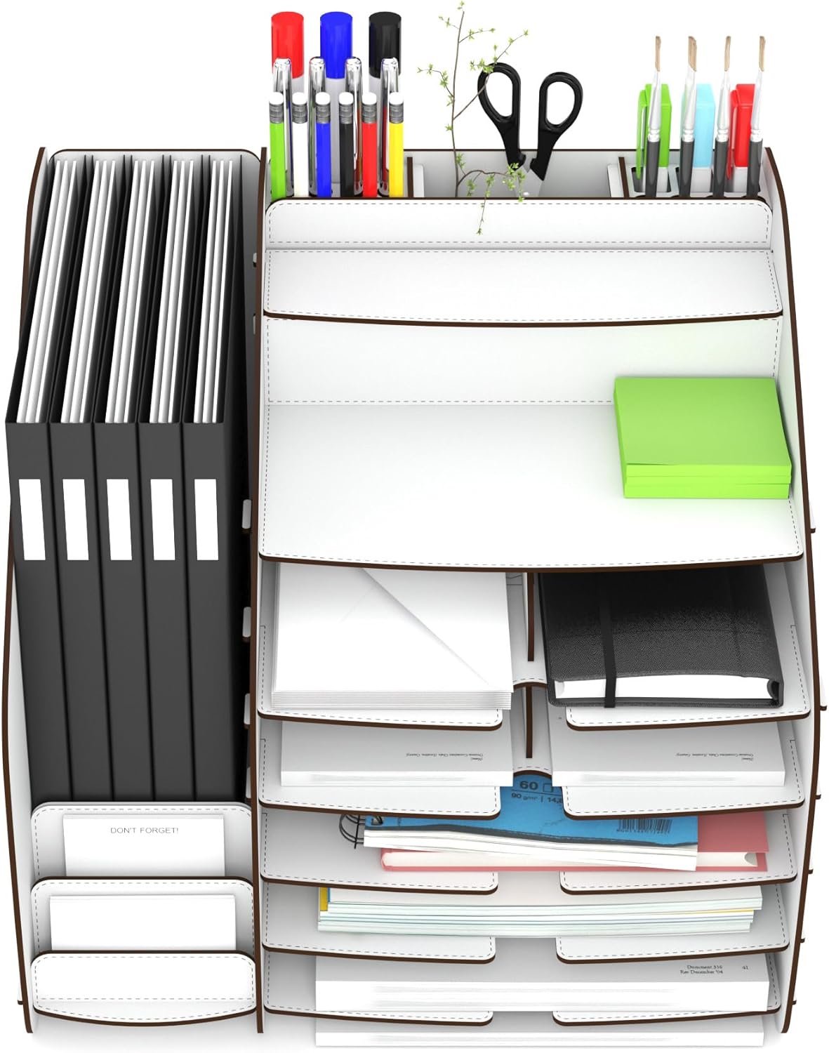 Home Canvas Cosmo Organizer X-Large 33 x 32 x 36 cm – White | Stylish Storage Solution