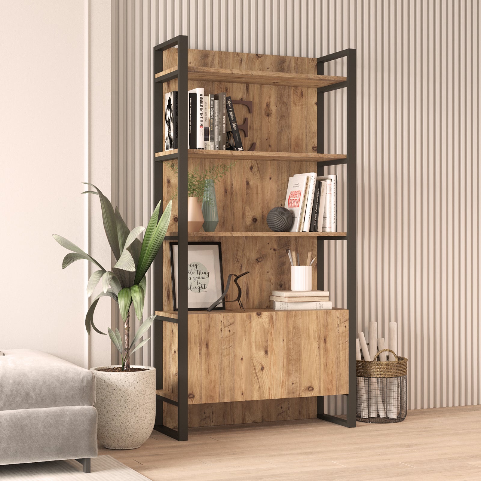 Home Canvas Royal BookShelf, Pine