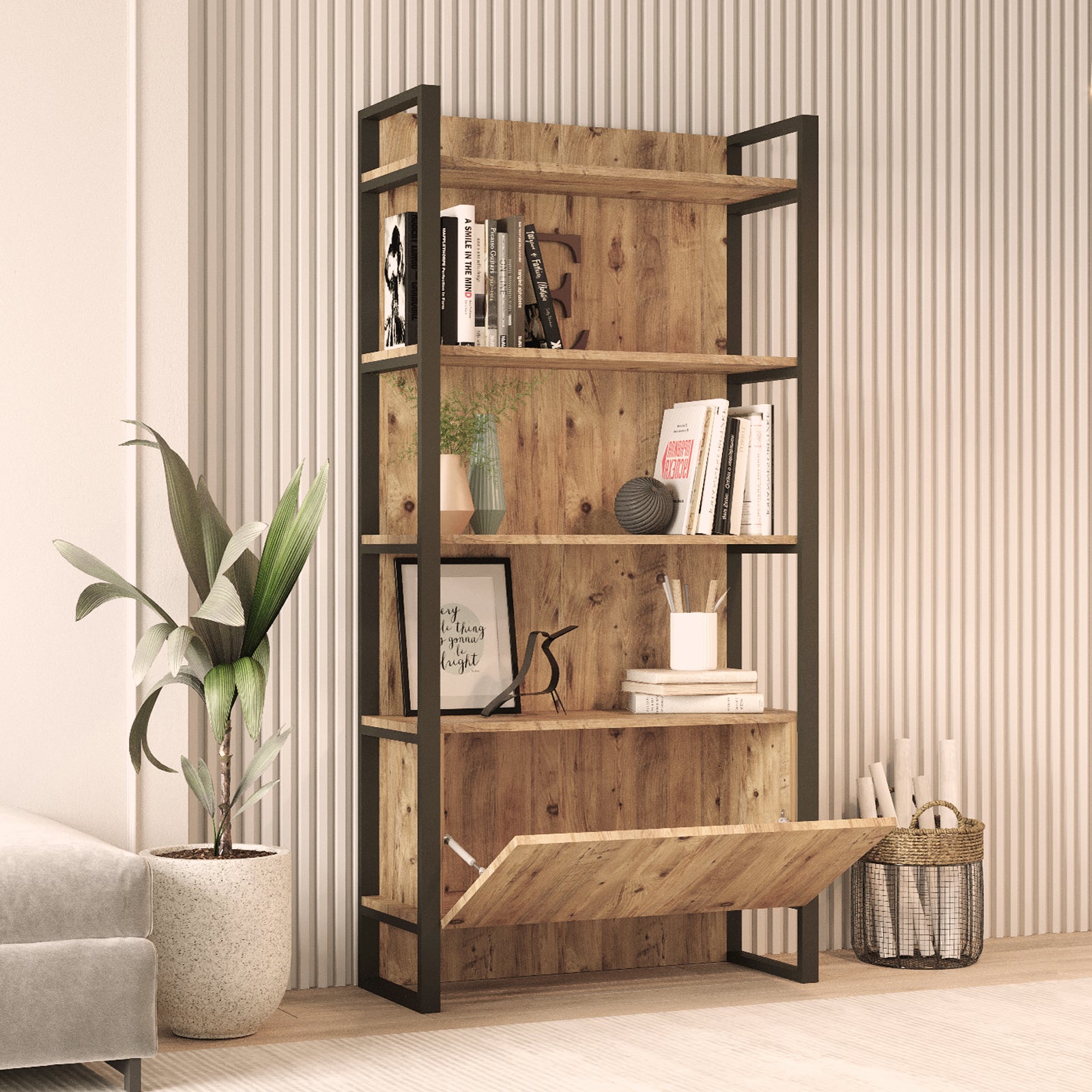 Home Canvas Royal BookShelf, Pine