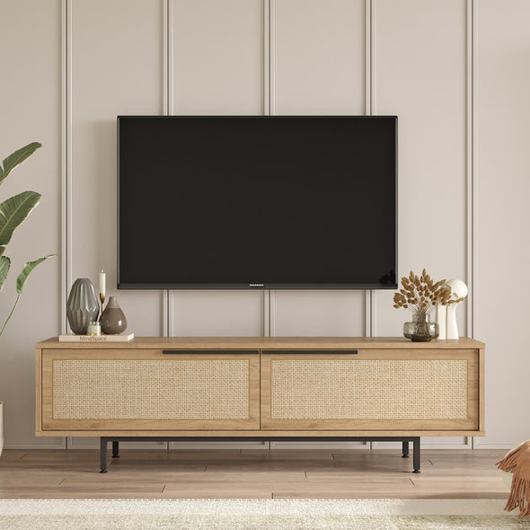 Home Canvas Ocean TV Unit Oak