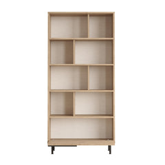 Home Canvas Ocean Book Case Oak