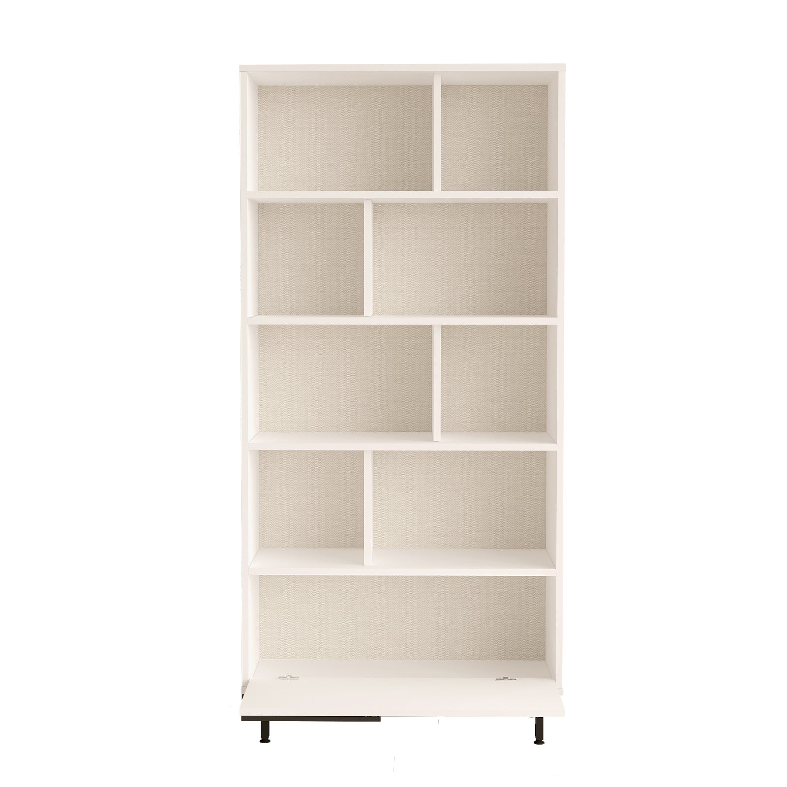 Home Canvas Snowveil BookShelf |Storage Cabinet, White