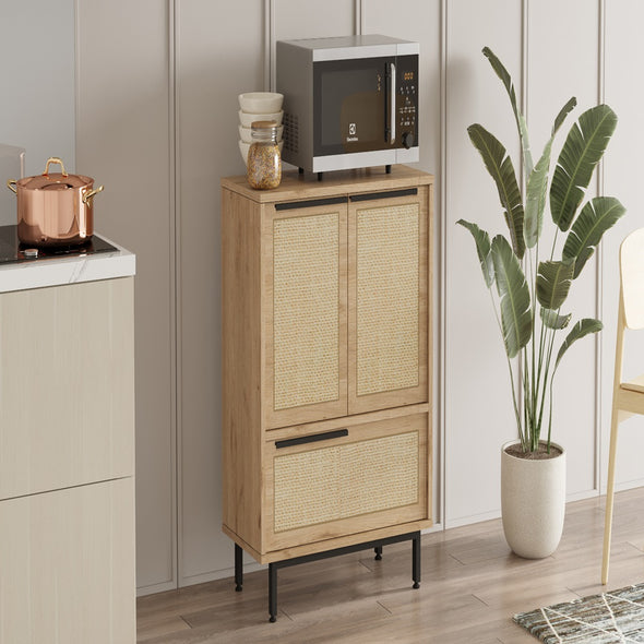 Home Canvas Ocean Multi Purpose Cabinet Oak