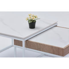 HC Home Canvas Clive Nested Coffee Table Stone